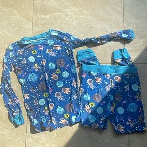 Little Sleepies Space 2 Piece PJ set | Bamboo | Size 7/8